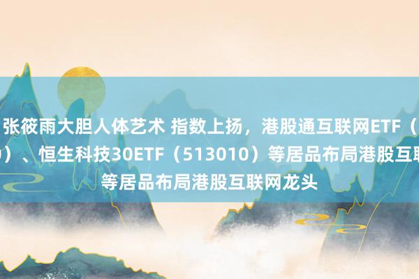 张筱雨大胆人体艺术 指数上扬，港股通互联网ETF（513040）、恒生科技30ETF（513010）等居品布局港股互联网龙头