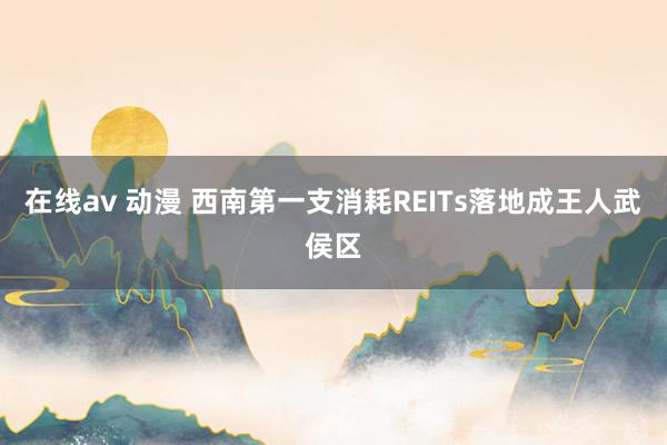 在线av 动漫 西南第一支消耗REITs落地成王人武侯区