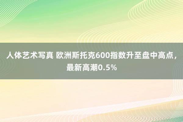 人体艺术写真 欧洲斯托克600指数升至盘中高点，最新高潮0.5%