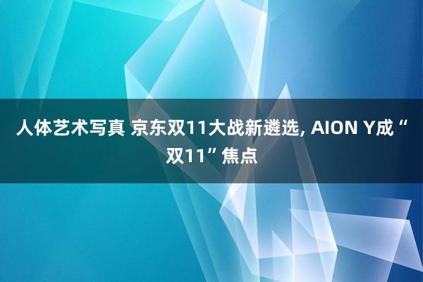 人体艺术写真 京东双11大战新遴选， AION Y成“双11”焦点