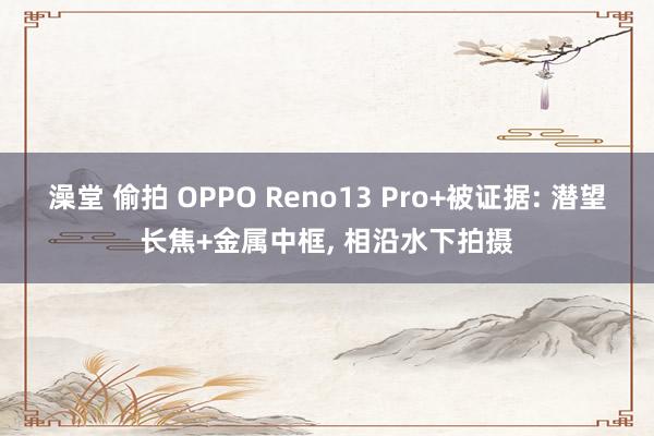 澡堂 偷拍 OPPO Reno13 Pro+被证据: 潜望长焦+金属中框， 相沿水下拍摄