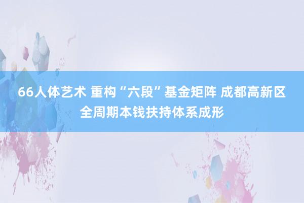 66人体艺术 重构“六段”基金矩阵 成都高新区全周期本钱扶持体系成形