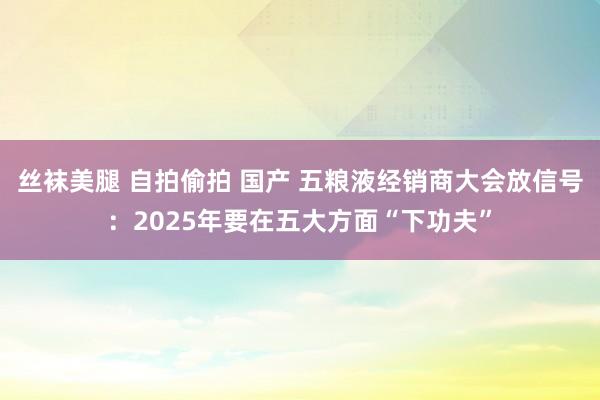 丝袜美腿 自拍偷拍 国产 五粮液经销商大会放信号：2025年要在五大方面“下功夫”