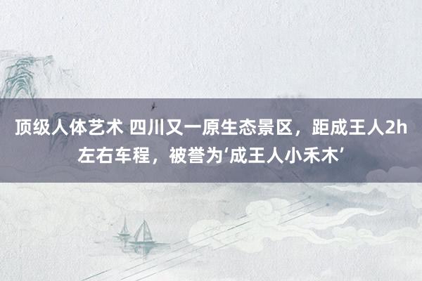 顶级人体艺术 四川又一原生态景区，距成王人2h左右车程，被誉为‘成王人小禾木’